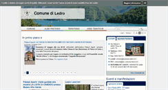 Desktop Screenshot of comune.ledro.tn.it